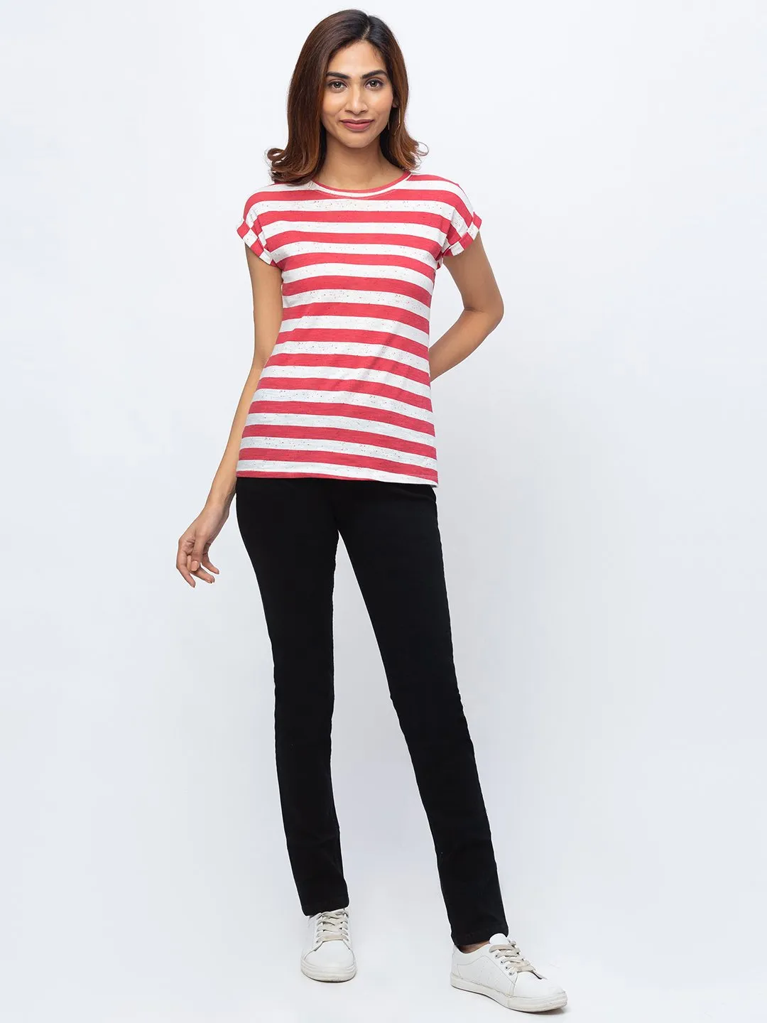 ZOLA Black Pencil Fit Full Length Denim Jeans For Women